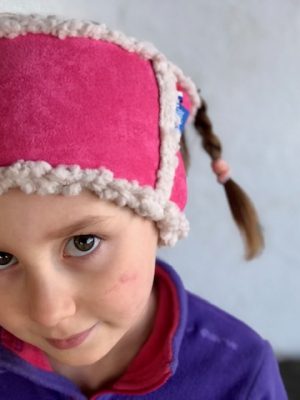 Tour de cou/ Bandeau enfant ROSE