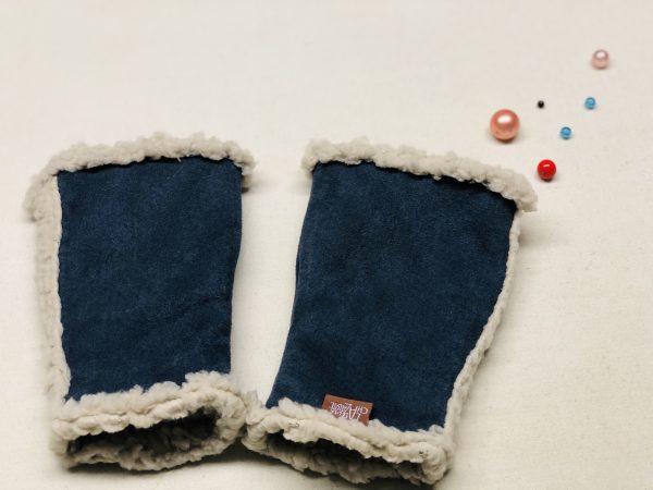 Mitaines adulte GRIS/BLEU