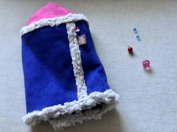 Bonnet adulte BLEU ROI / ROSE