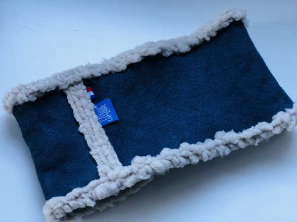 Tour de cou/ Bandeau enfant BLEU/GRIS